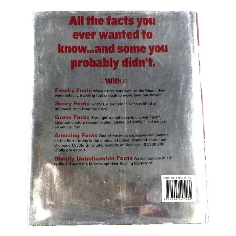 TRUE FACTS 1000's of fun facts, coffee table hard cover book, JOHN GUEST 2007